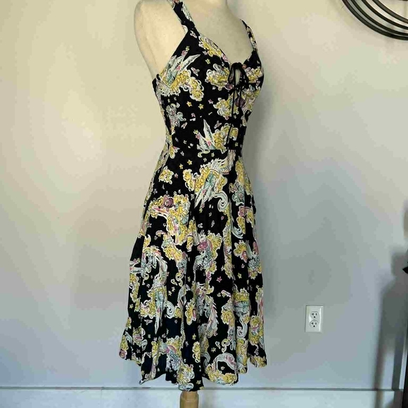 Floral Black Dress - Picture 3 of 8